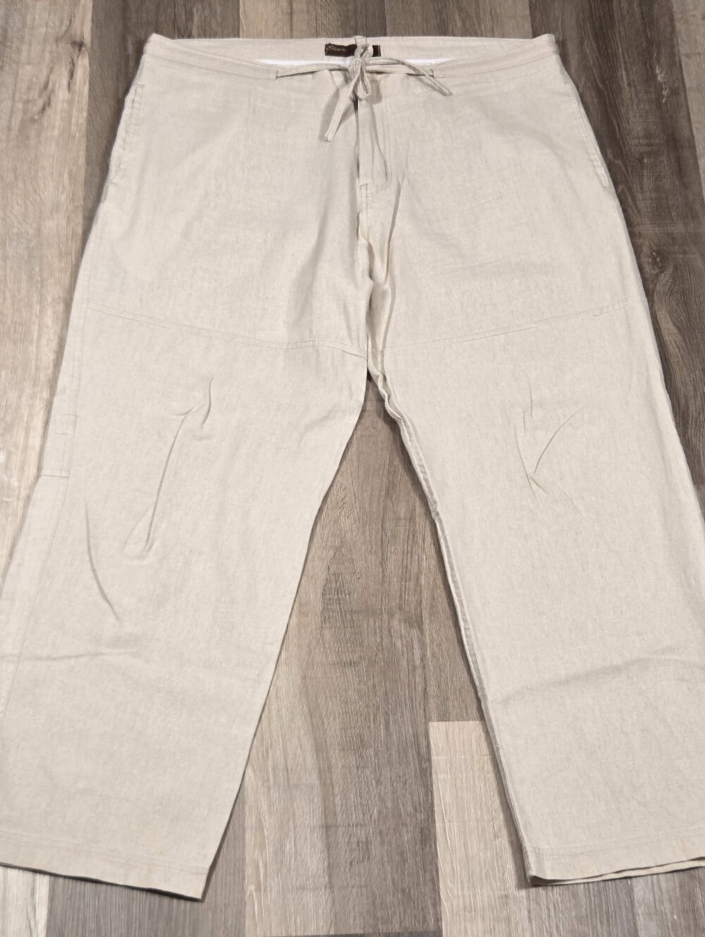Elan White Cotton/Linen Pants Women’s Sz XLarge Wide Leg